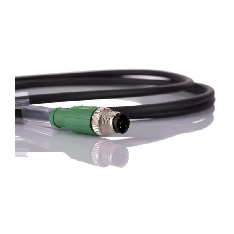 Phoenix Contact Sensor Actuator Cable 5 Contacts Male to Female Straight Connectors 1.5 m PUR Jacket 60V IP67 1500907