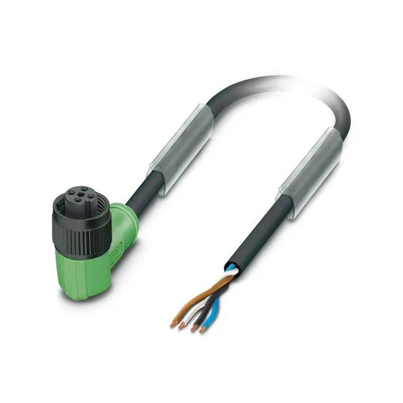 Phoenix Contact 4 Way M12 to Female 4 Way Unterminated Sensor Actuator Cable 3m 250V IP65 IP67 IP68 1442722