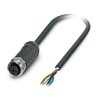 Phoenix Contact Sensor Actuator Cable Female 4 Way M12 to 4 Way Unterminated, 250V, 2m Length, PEX Jacket 1454079