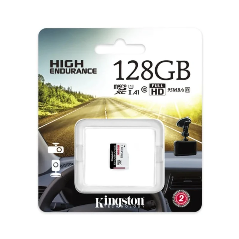 Kingston 128GB MicroSD Memory Card UHS 1 U1 Class 10 TLC NAND Flash SDCE/128GB