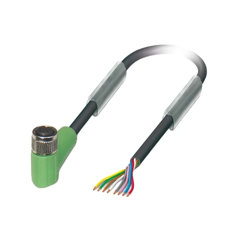 PHOENIX CONTACT Sensor Actuator Cable Female 8 way M8 to 8 way M8, 3 m, 30V, Polyurethane Jacket 1404192
