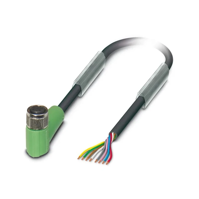 PHOENIX CONTACT Sensor Actuator Cable Female 8 way M8 to 8 way M8, 3 m, 30V, Polyurethane Jacket 1404192