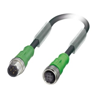 Phoenix Contact Sensor Actuator Cable Female 4 Way M12 to 4 Way Unterminated, 2 m, Polyurethane Jacket, 250V 1509555