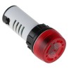 Carlo Gavazzi PL 22S Series Red Beacon-Buzzer Combination, 95 dB Sound Level, , Panel Mount, 380V AC/DC, 15-20mA IP40