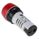 Carlo Gavazzi PL 22S Series Red Beacon-Buzzer Combination, 95 dB Sound Level, , Panel Mount, 380V AC/DC, 15-20mA IP40