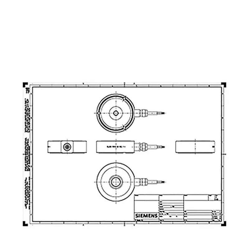 Siemens SIWAREX WL Series Load Cell, Compression Measurement, Stainless Steel, IP68 Rated, 500 kg Force, Model 7MH5113-3PD00