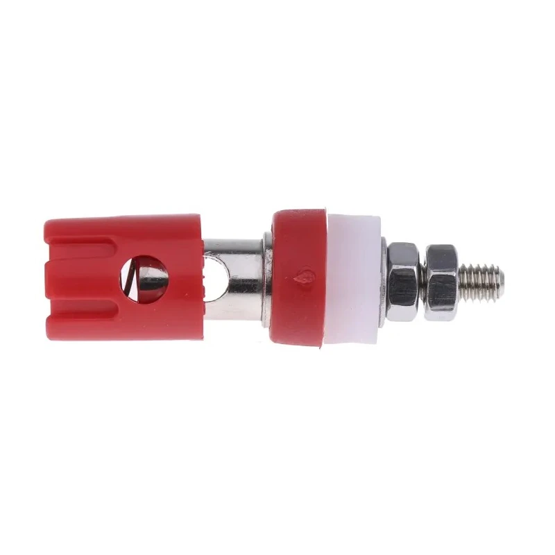 RS PRO Red and Black 15A Binding Post with Gold Plated Contact, 48V, 7.2mm Hole Diameter 187-3803