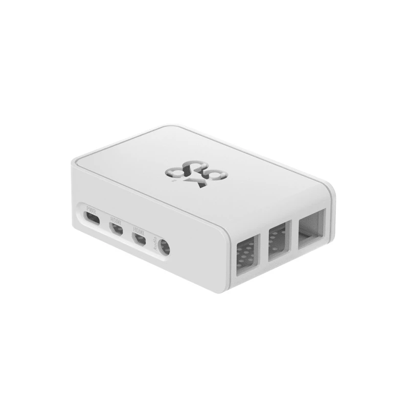Okdo White ABS Raspberry Pi Case for Raspberry Pi 4 Model B 95mm x 63mm x 30mm ASM-1900138-11