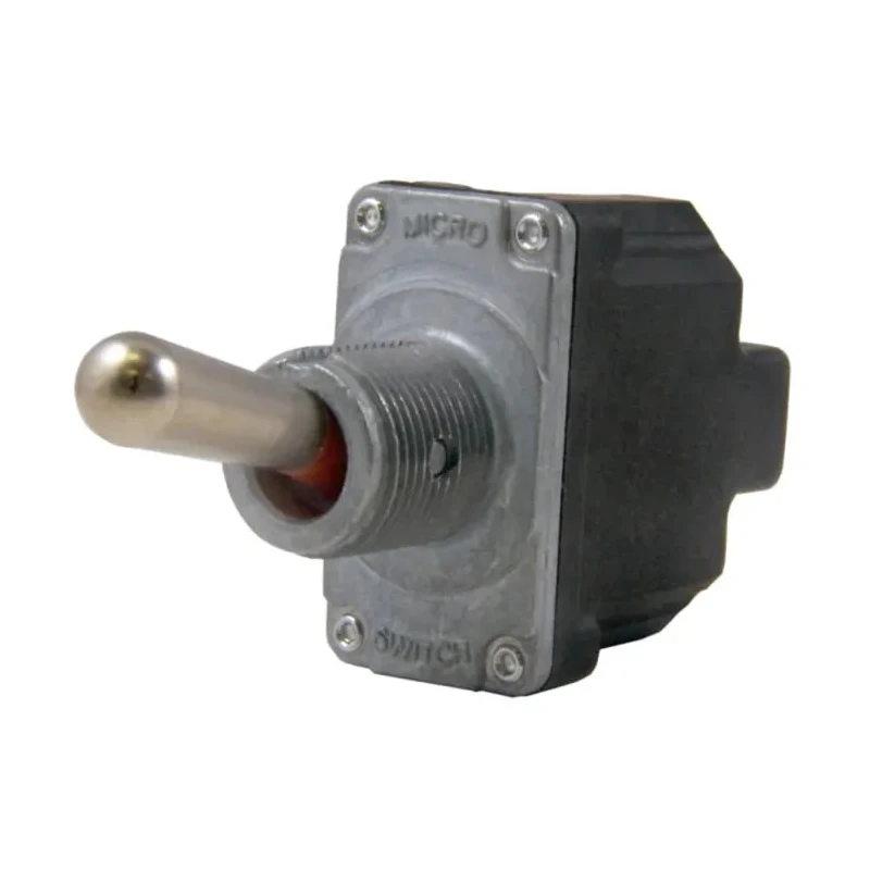 Honeywell Technologies Toggle Switch, Bushing Mount, On-Off-On, SPDT, Screw Terminal, 277 V ac 1NT1-5