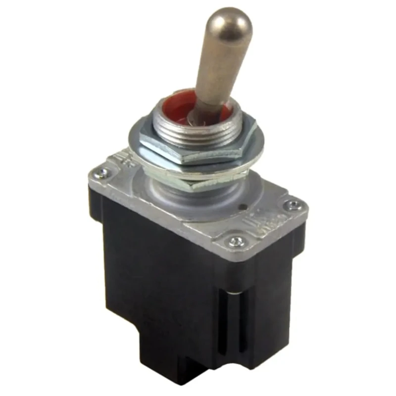 Honeywell Technologies Toggle Switch, Bushing Mount, Maintained Momentary, SPDT, Screw Terminal, 20A, 277V AC, Series 1TL1-4