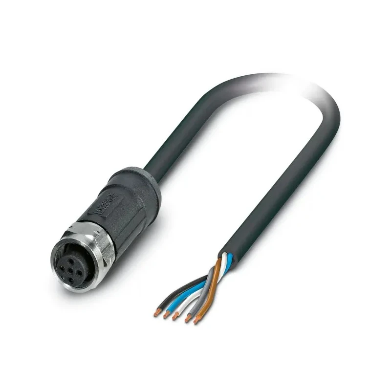 Phoenix Contact Sensor Actuator Cable Female 5 Way M12 to 5 Way Unterminated, 10 m, 60V, PEX Jacket, SAC-5P 1407260