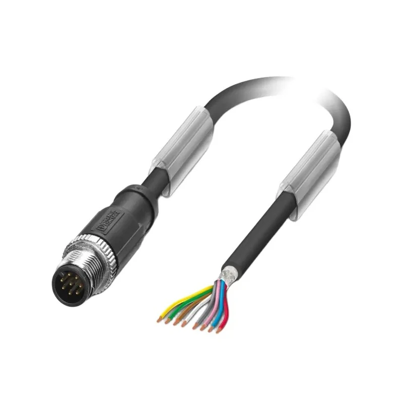 Phoenix Contact Sensor Actuator Cable Male 8 Way M12 to 8 Way Unterminated, Polyurethane Jacket, 10m 1522794