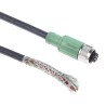 Phoenix Contact Female 8 way Straight to Unterminated Sensor Actuator Cable 10m 30V AC/DC Polyurethane PUR Jacket 1522891