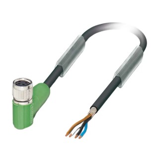 Phoenix Contact Sensor Actuator Cable Female 4 way Right Angle to 4 way Unterminated 10m 30V SAC-4P 1521999
