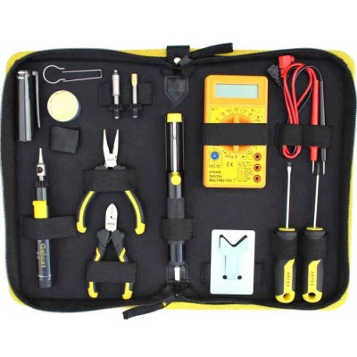 Antex Electronics 60W Gas Soldering Iron Kit, Adjustable Temperature 400°C, Portable Butane Gas Powered with Hot KEB0SZA