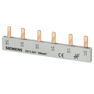 Siemens Copper SENTRON 2 Phase Busbar 27 mm Pitch 63A Current Rating 5ST3612