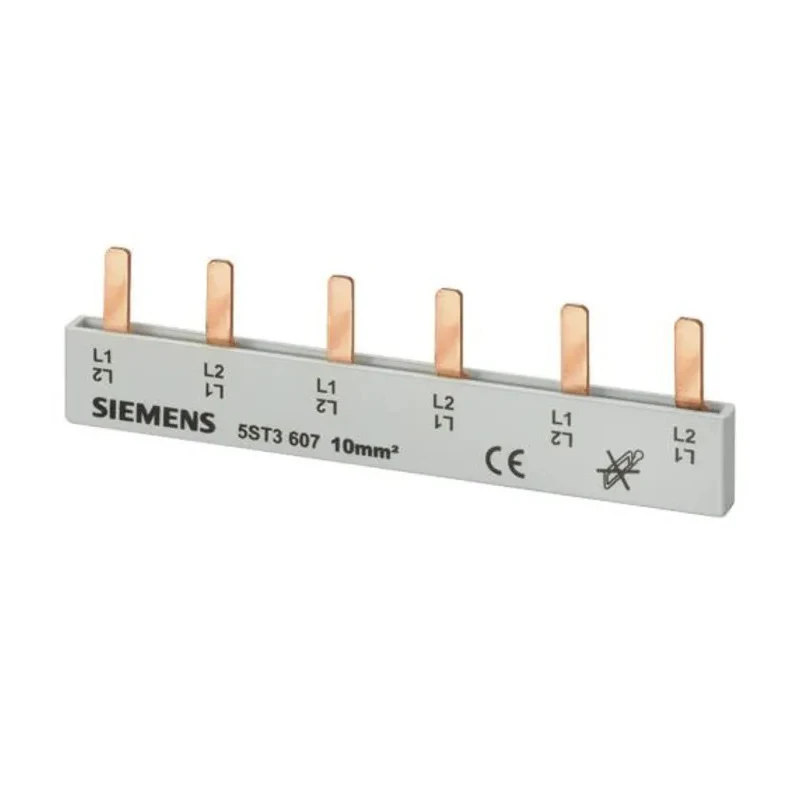 Siemens Copper SENTRON 2 Phase Busbar 27 mm Pitch 63A Current Rating 5ST3612