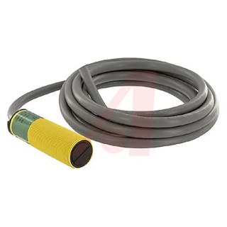 Banner Diffuse Photoelectric Sensor Barrel Style 100 mm Detection Range PNP Output IP69K Protection S18SP6D