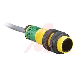 Banner Diffuse Photoelectric Barrel Sensor, 50 mm Detection Range, NPN Output, IP69K Rated S18SN6FF50 W/30