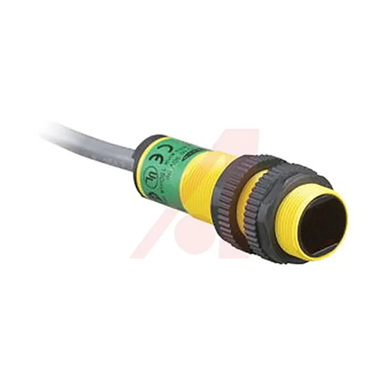 Banner Diffuse Photoelectric Barrel Sensor, 50 mm Detection Range, NPN Output, IP69K Rated S18SN6FF50 W/30
