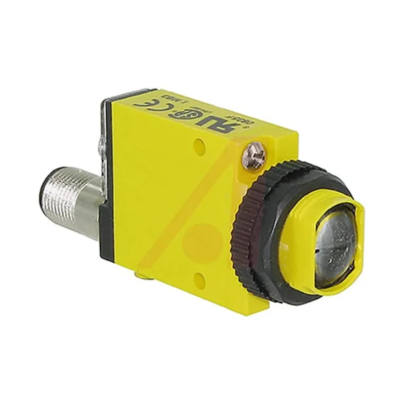 Banner Convergent Photoelectric Sensor Block Style 16 mm Detection Range NPN/PNP Output IP67 