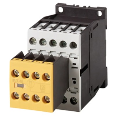 Eaton Safety Contactor 3-Pole 9A 4kW 240V AC Coil, 230V AC Control Circuit 191755 DILMS9-R23(230V50HZ,240V60HZ)