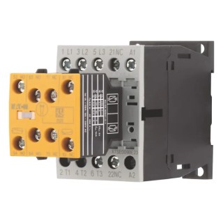 Eaton DILMS Contactor 24V DC Coil, 3-Pole, 9 A, 4 kW, 400V AC 191722 DILMS9-R23(24VDC)