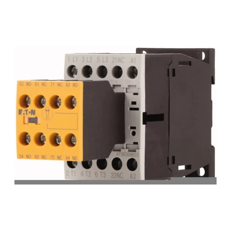 Eaton Safety 3-Pole Contactor 24V DC Coil 9 A 4 kW 3 NO 400V AC 191762 DILMS9-23(24VDC)