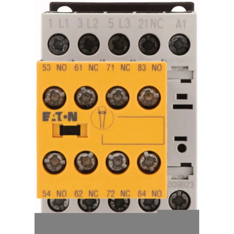 Eaton Safety 3-Pole Contactor 24V DC Coil 9 A 4 kW 3 NO 400V AC 191762 DILMS9-23(24VDC)