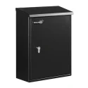 Securikey Galvanised Steel Mailbox with Euro Profile Cylinder Security Deadlock 375 mm x 300 mm x 120 mm BSPBHS375PHZCYL