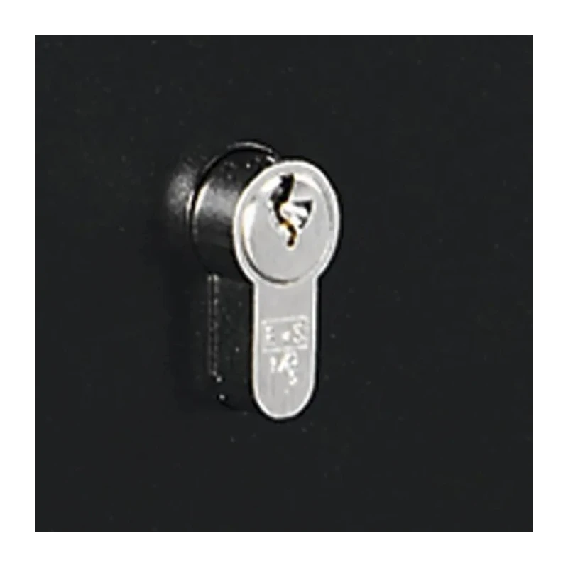 Securikey Galvanised Steel Mailbox with Euro Profile Cylinder Security Deadlock 375 mm x 300 mm x 120 mm BSPBHS375PHZCYL