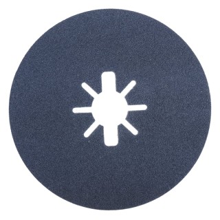 Bosch Zirconia Aluminium Abrasive Disc 125 mm P120 Grit, Blue, X Lock Series 2608619164