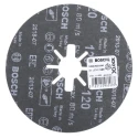 Bosch Zirconia Aluminium Abrasive Disc 125 mm P120 Grit, Blue, X Lock Series 2608619164