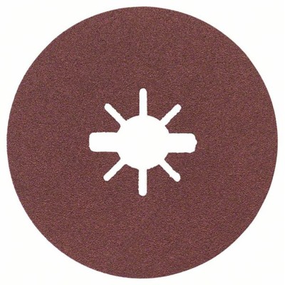 Bosch X Lock Aluminium Oxide Abrasive Disc 115 mm P120 Grit 50 2608619170