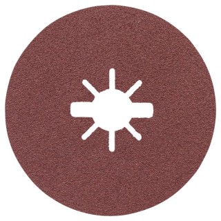 Bosch X Lock Aluminium Oxide Abrasive Disc 125 mm P80 Grit 50 2608619174
