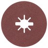 Bosch X Lock Aluminium Oxide Abrasive Disc 125 mm P80 Grit 50 2608619174