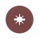 Bosch X Lock Aluminium Oxide Abrasive Disc 125 mm P100 Grit 50 2608619175