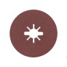 Bosch X Lock Aluminium Oxide Abrasive Disc 125 mm P100 Grit 50 2608619175