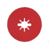 Bosch X Lock Ceramic Abrasive Disc, 115 mm Diameter, 120 Grit, Pack of 50, Model 2608619182