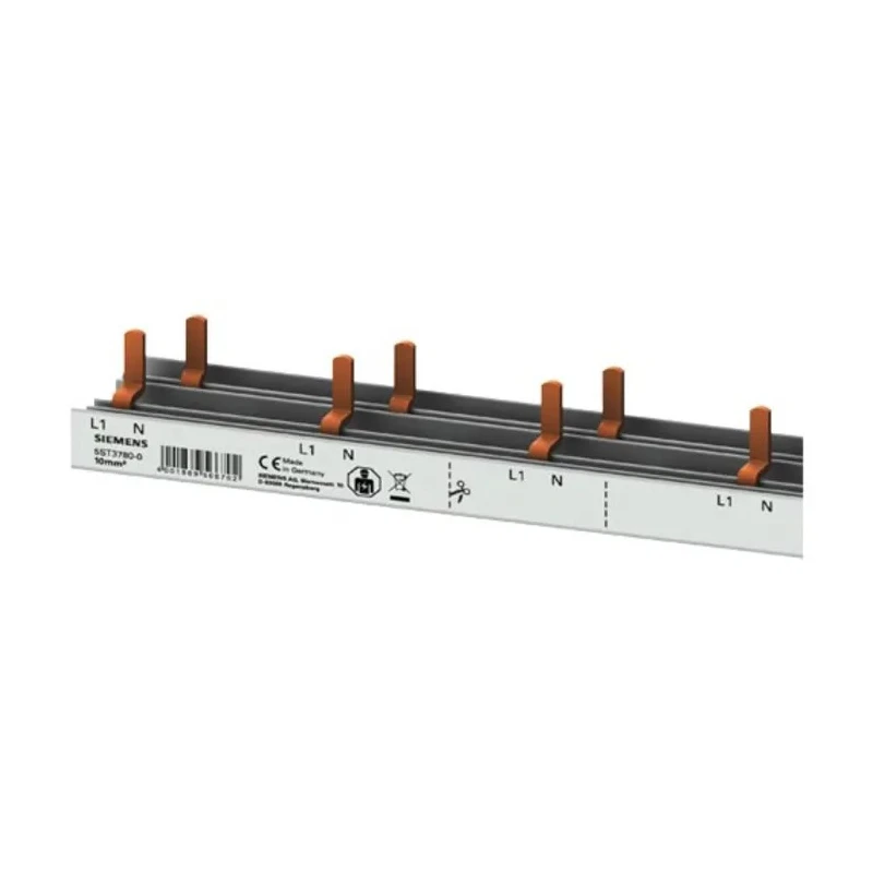 Siemens Copper SENTRON Busbar 1 Phase 230 V 63A 24 Modules 5ST3780-0
