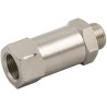 RS Pro Pneumatic Non Return Valve 8 bar Inlet Male Threaded 2 to 14 mm, Outlet Female Threaded 2 to 14 mm 187-5696