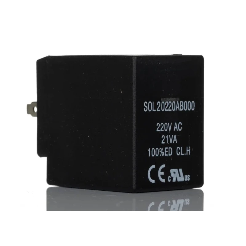 RS PRO 220V Industrial Solenoid Valve Coil 220V Voltage 100% Duty Cycle IP65 Rated 187-5720