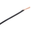 RS PRO Black 0.26 mm² Hook Up Wire, 23 AWG, 3/0.07 mm Strands, 100 m Length, Polyvinyl Chloride Jacket 860-6713