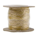RS PRO Yellow 0.26 mm² Hook Up Wire, 23 AWG, 3/0.07 mm Stranded Copper Conductor, 100 m Length, Polyvinyl Chloride 860-6710