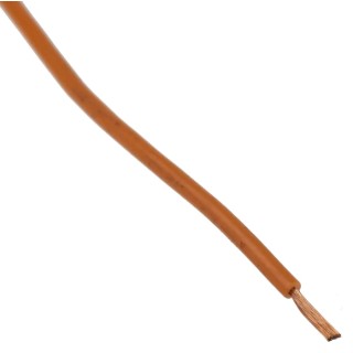 RS PRO Orange 0.26 mm² Hook Up Wire 23 AWG 3/0.07 mm Core Strands 100 m Polyvinyl Chloride 860-6716
