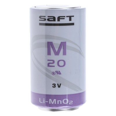 Saft 3 V Lithium Manganese Dioxide D Battery M20