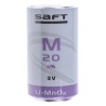 Saft 3 V Lithium Manganese Dioxide D Battery M20
