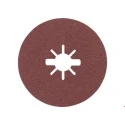 Bosch X Lock Aluminium Oxide Abrasive Disc 125 mm, P60 Grit, Pack of 50 2608619173