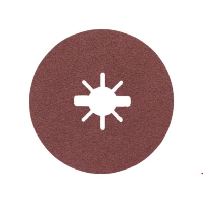 Bosch X Lock Aluminium Oxide Abrasive Disc 125 mm, P60 Grit, Pack of 50 2608619173