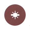 Bosch X Lock Aluminium Oxide Abrasive Disc 125 mm, P60 Grit, Pack of 50 2608619173